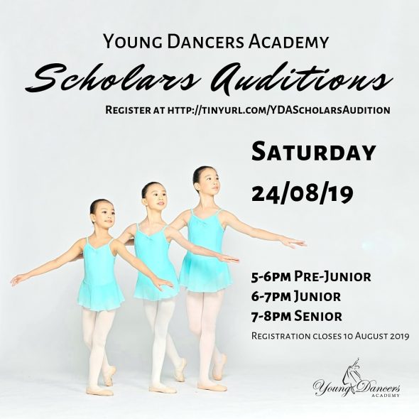 YDA Scholars Programme Audition 2019 – Young Dancers Academy